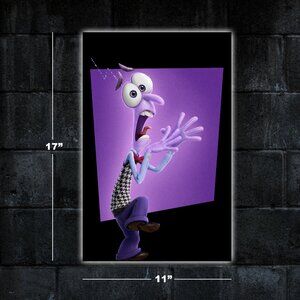 Inside Out Fear Movie Poster - 11x17 film wall art print merch kids gift pixar